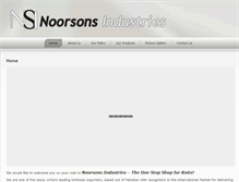 Tablet Screenshot of noor-sons.com